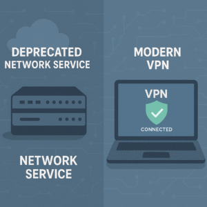 Which Service Was Deprecated in Favor of a VPN?