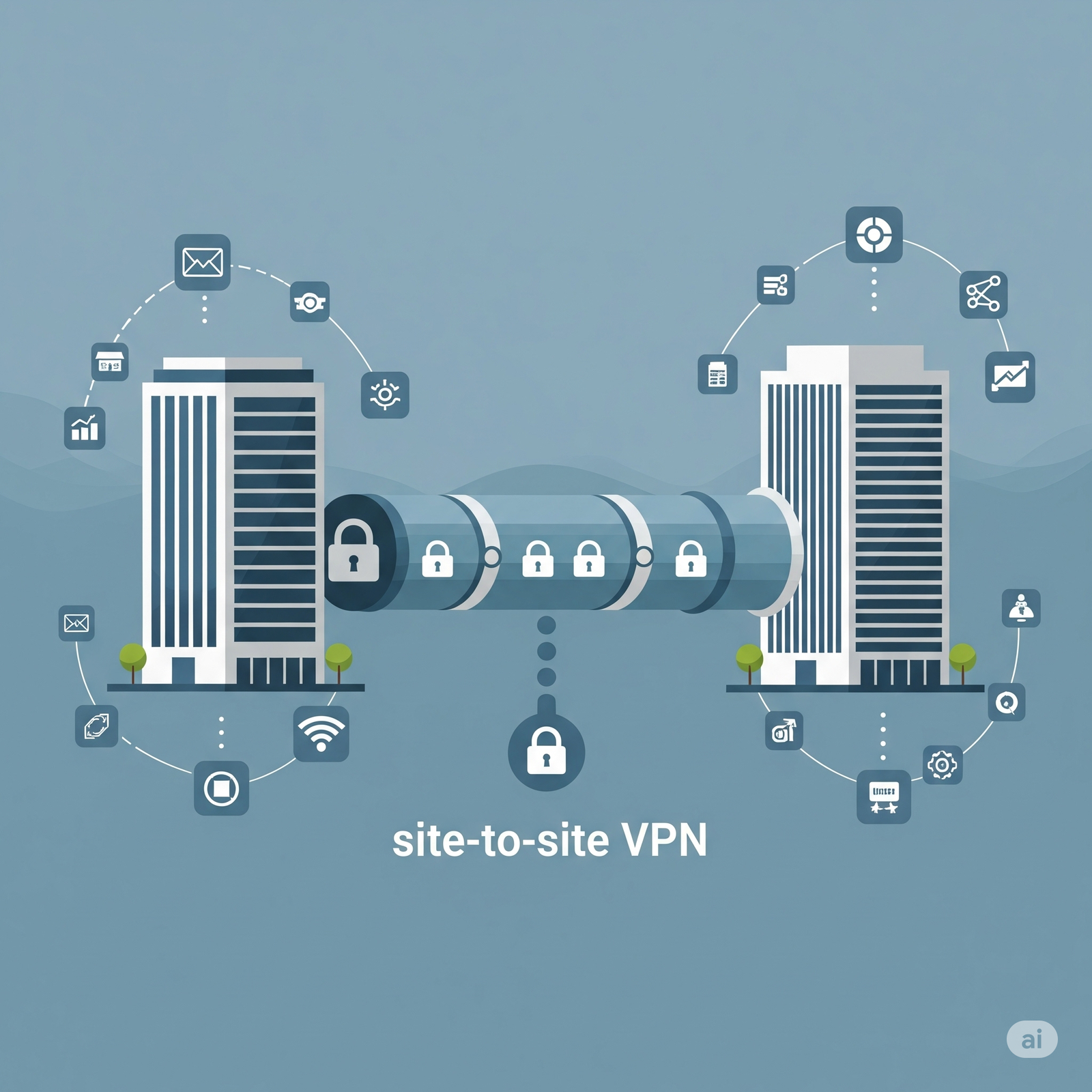 a point to point vpn is also known as a site-to-site VPN