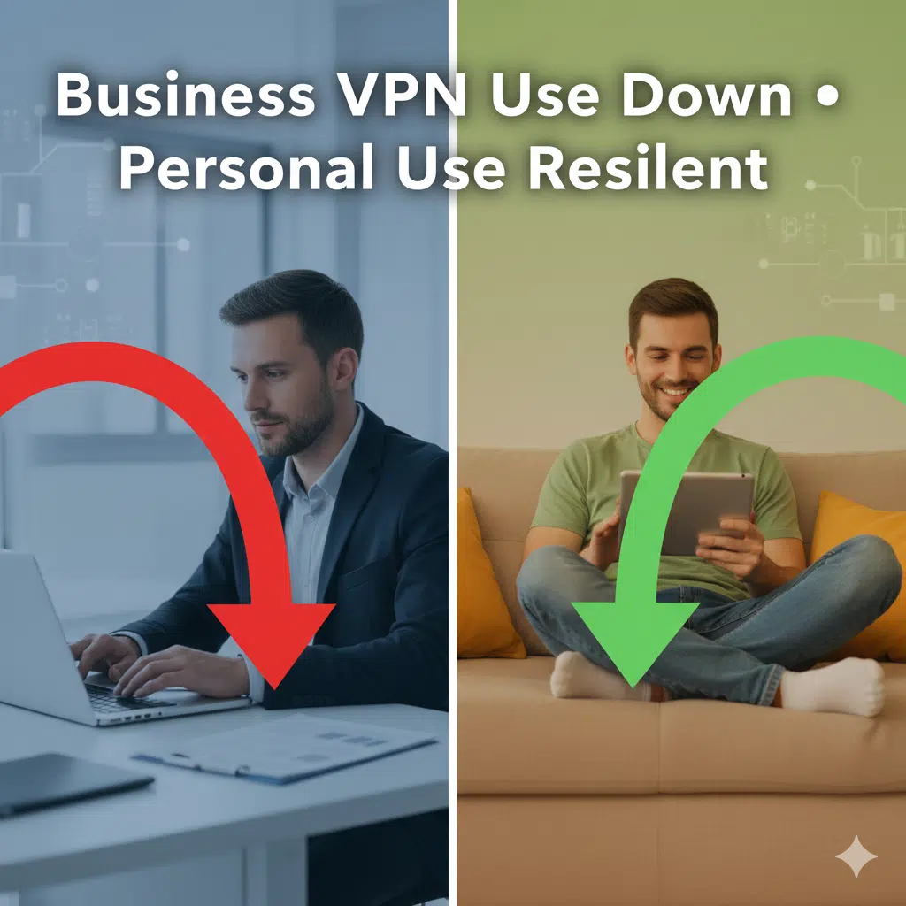 VPN Usage for Work Declines