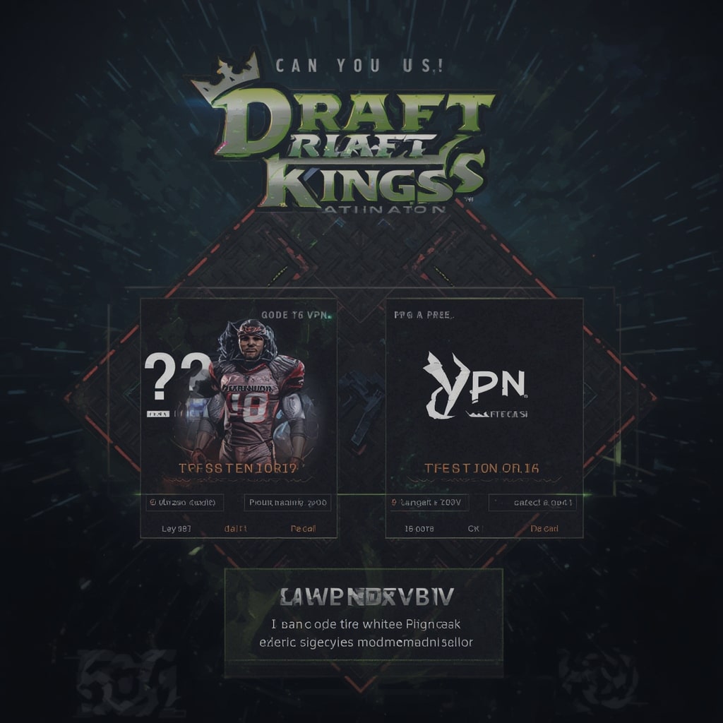 can you use draftkings with a vpn
