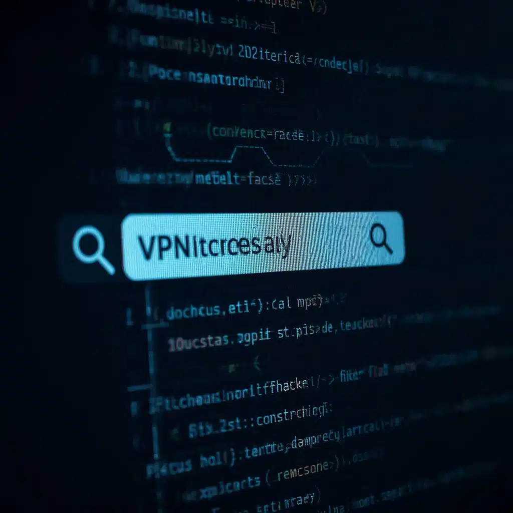 does a vpn block search history