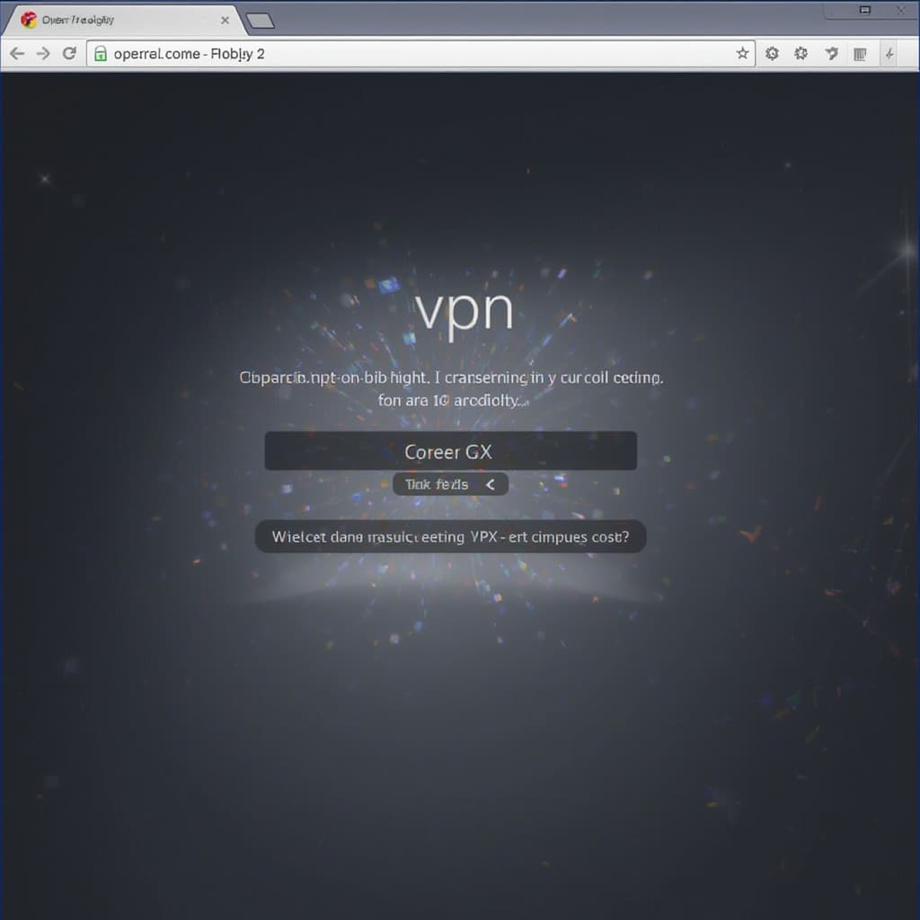 does opera gx have a vpn