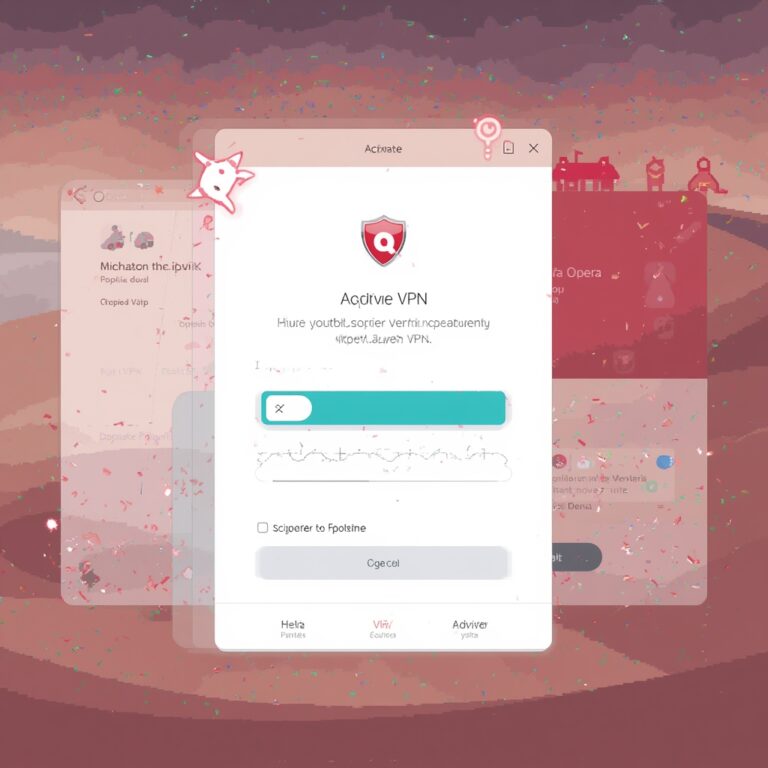 how to activate opera vpn