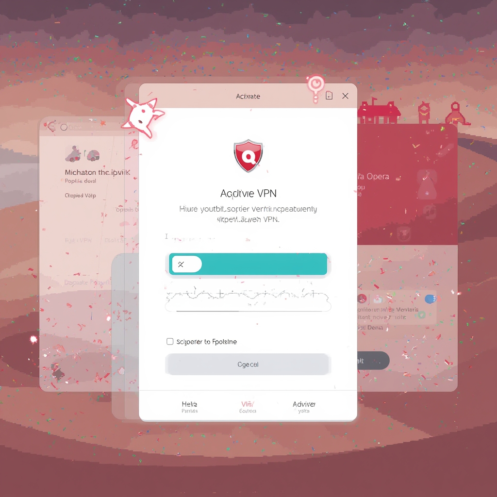 how to activate opera vpn
