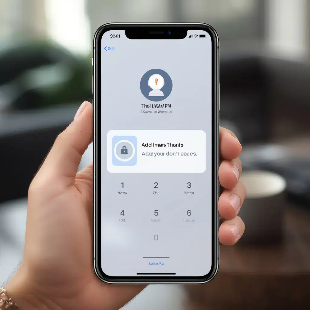 how to add a vpn on iphone