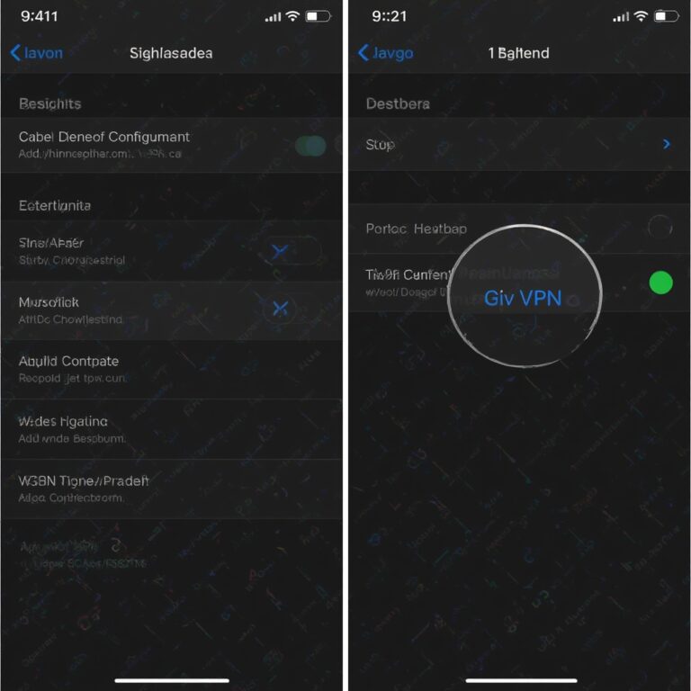 how to add vpn configuration to iphone