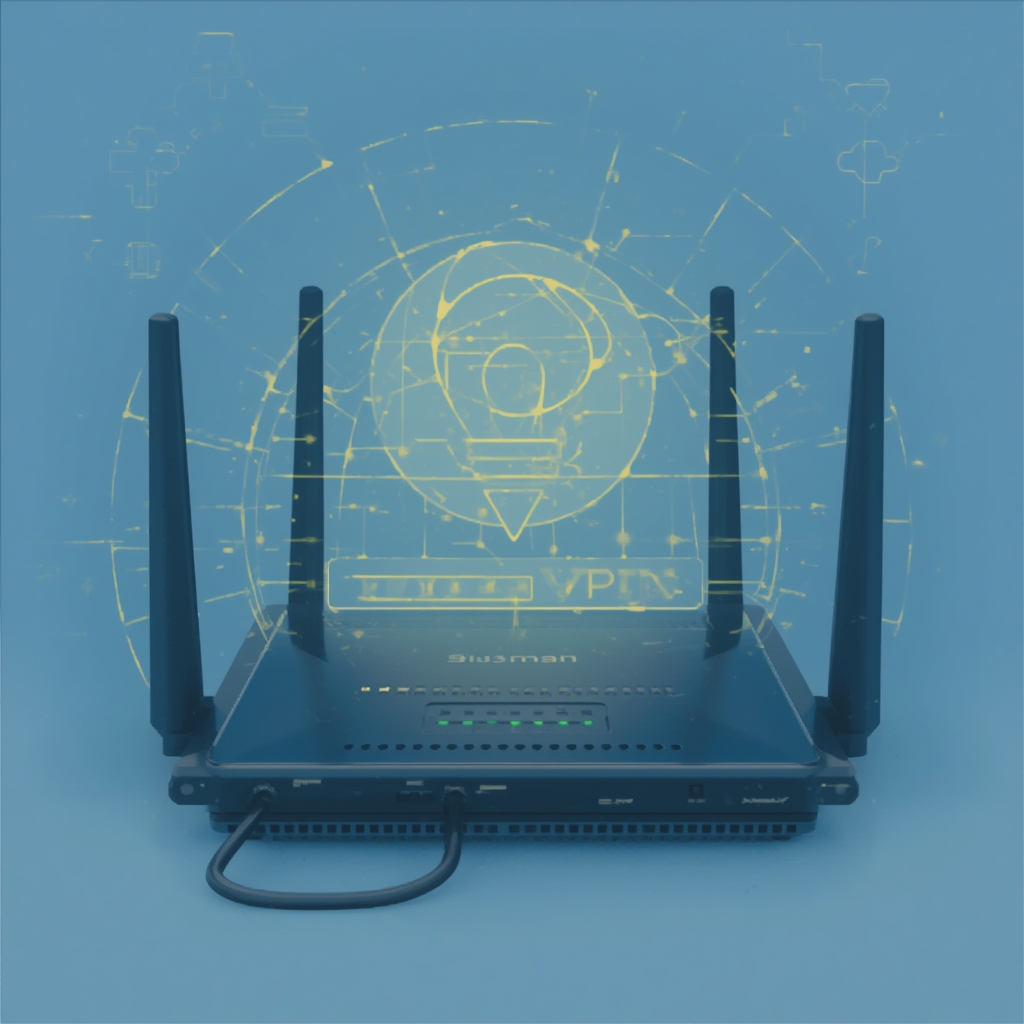 how to add vpn to router