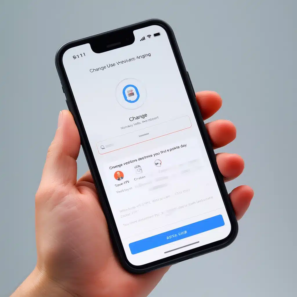 how to change the vpn on iphone