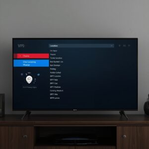 how to change vpn location on tv