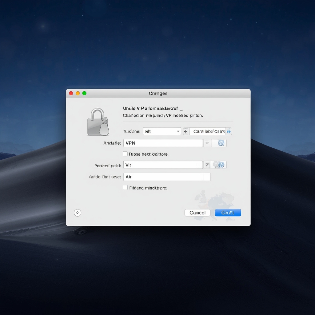 how to change vpn on mac