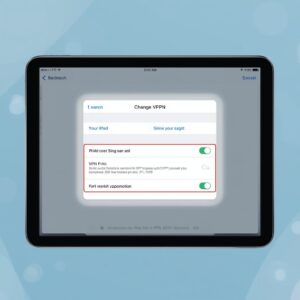 how to change your vpn on ipad