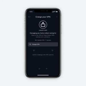 how to change your vpn on iphone