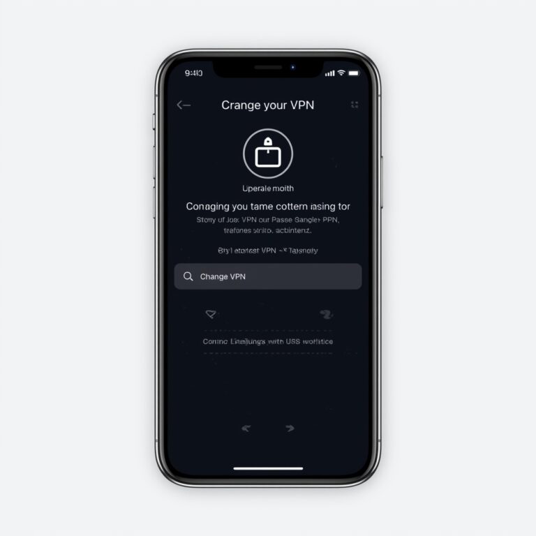 how to change your vpn on iphone