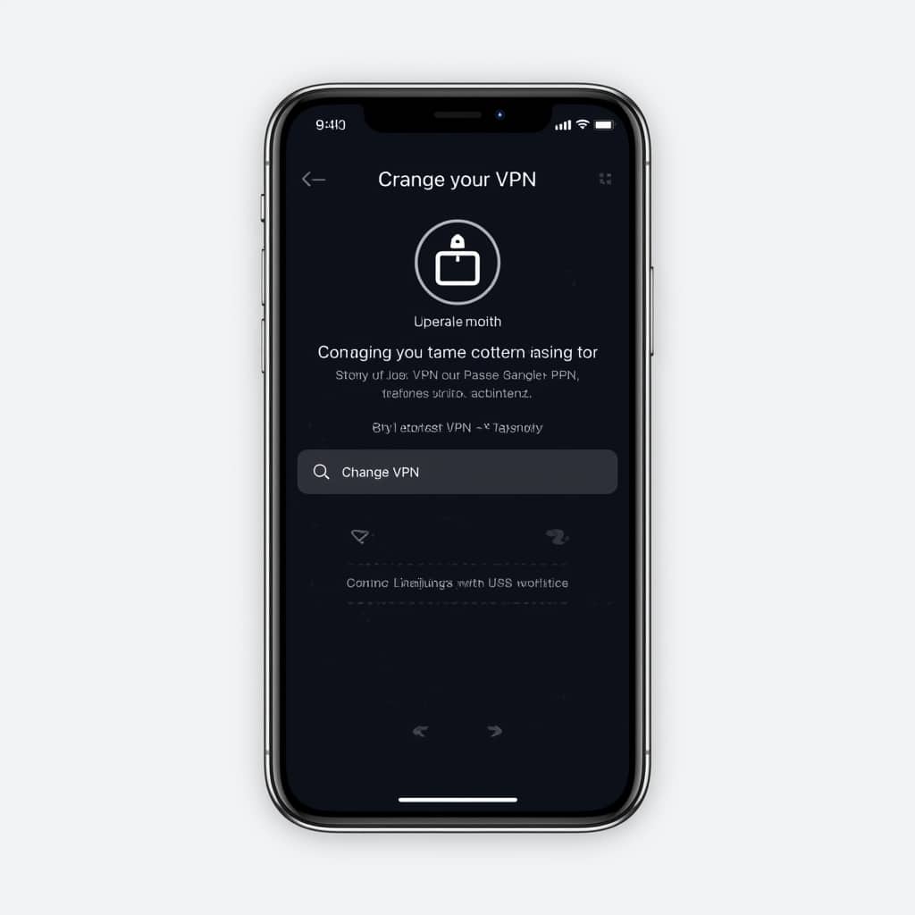 how to change your vpn on iphone