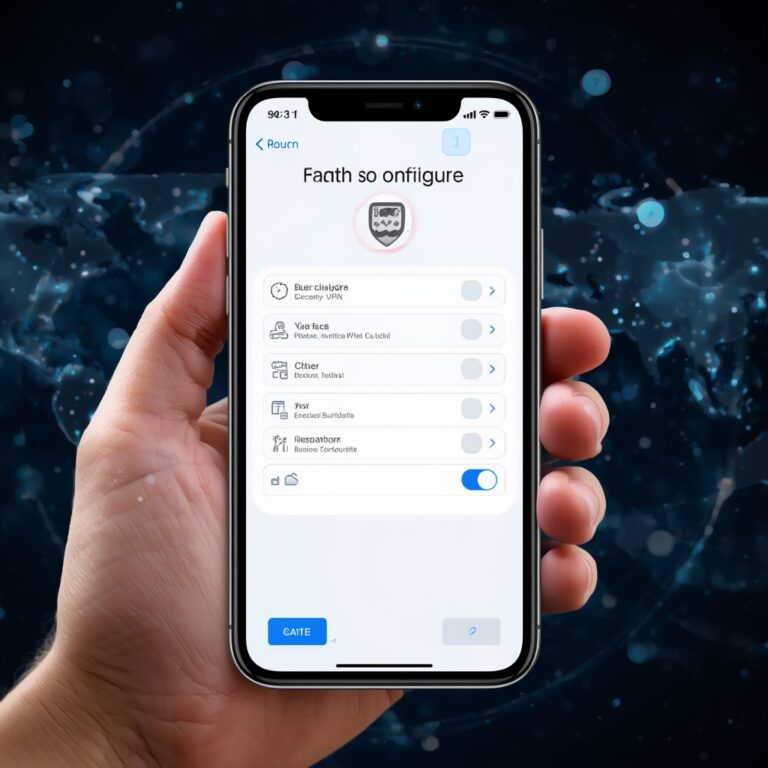 how to configure vpn for iphone