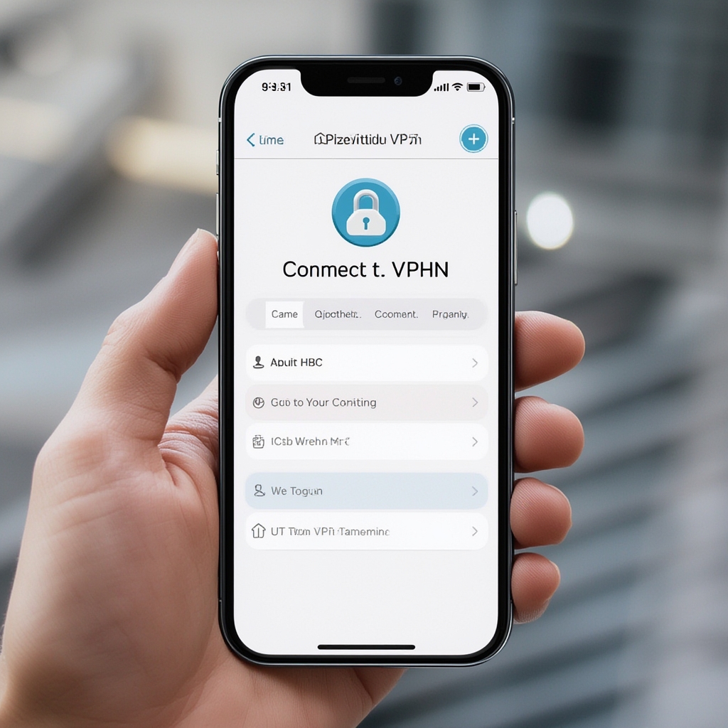 how to connect to vpn on iphone