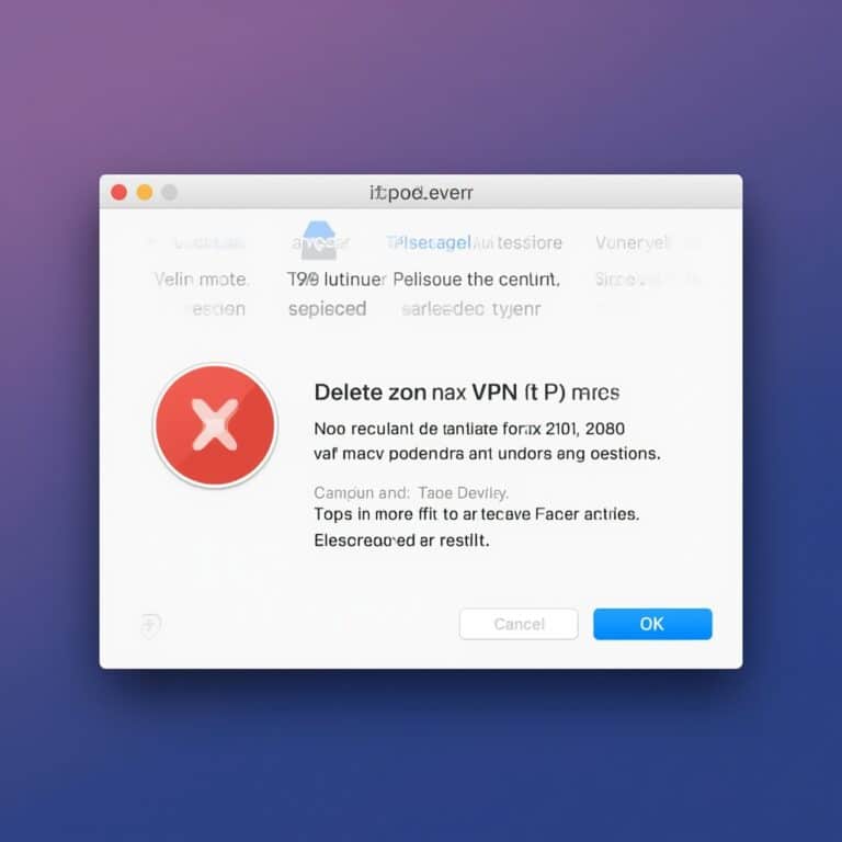 how to delete vpn from mac