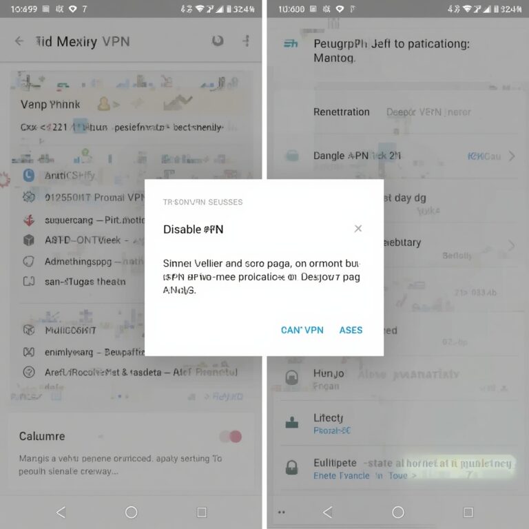 how to disable vpn on android