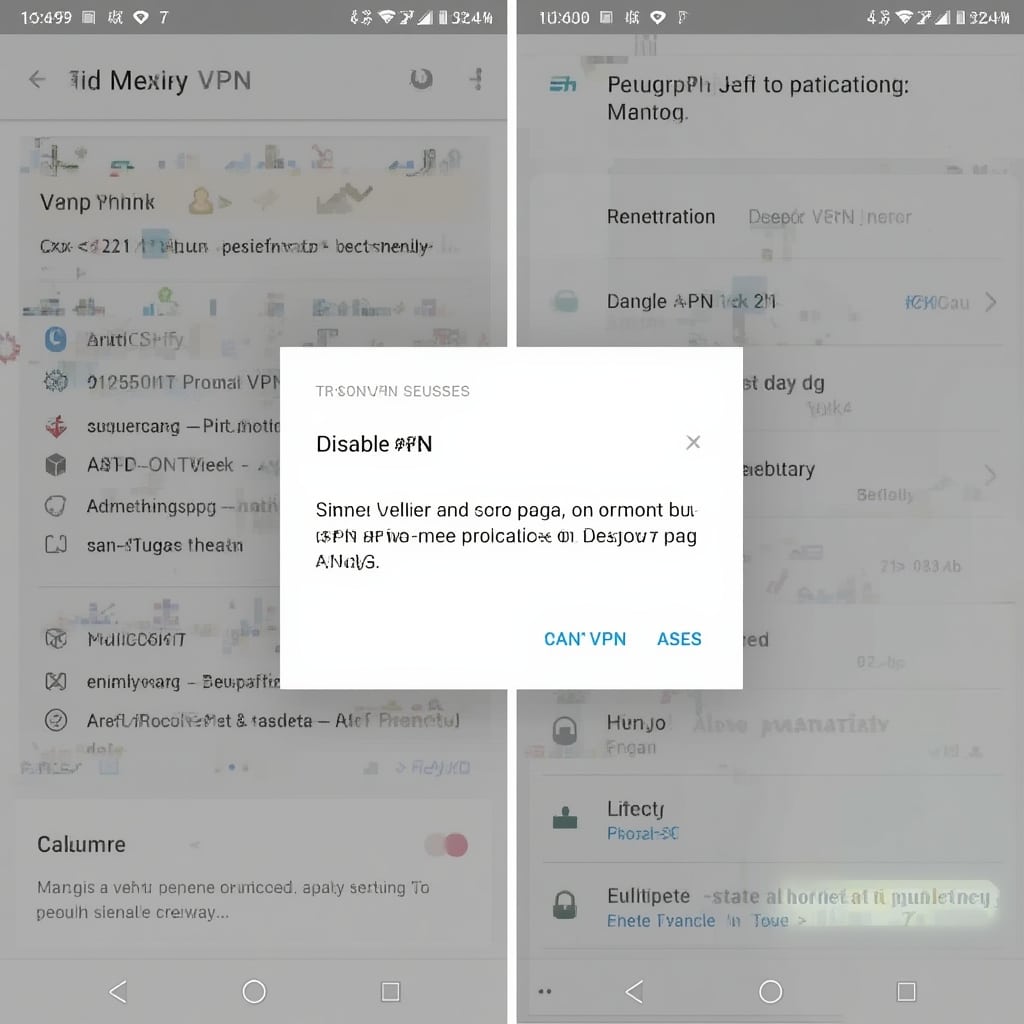 how to disable vpn on android