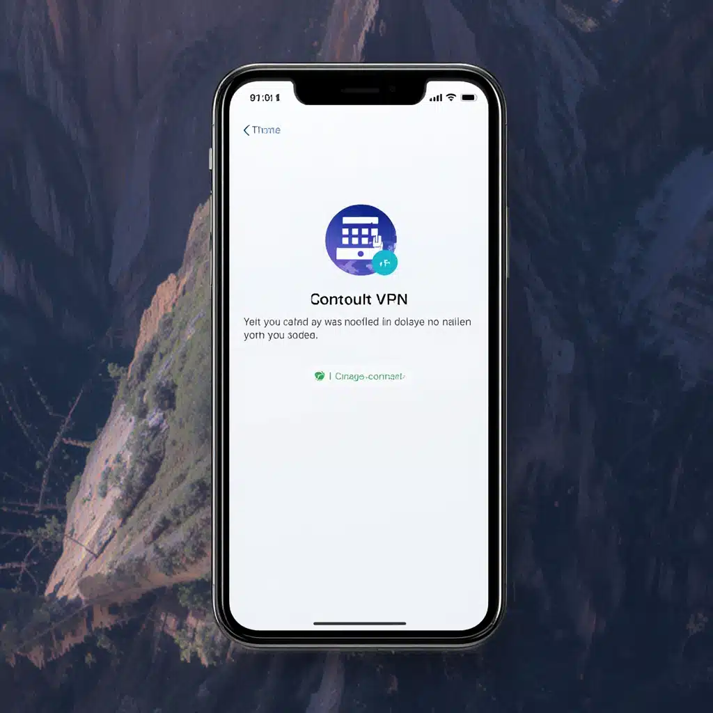 how to do a vpn on iphone