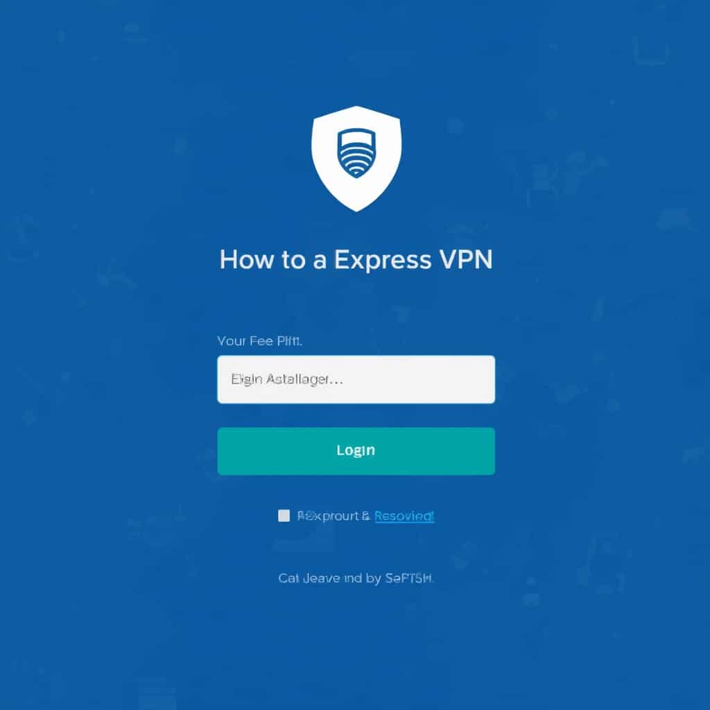 how to login on express vpn