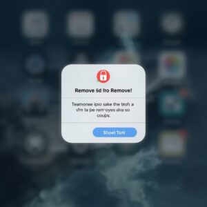 how to remove the vpn from iphone