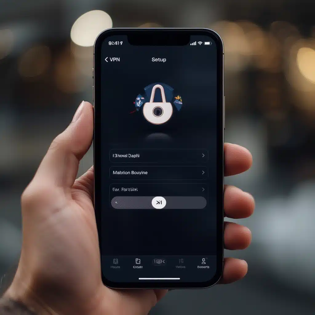 how to setup vpn on iphone