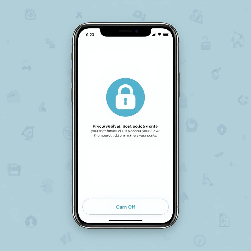 how to turn off vpn iphone