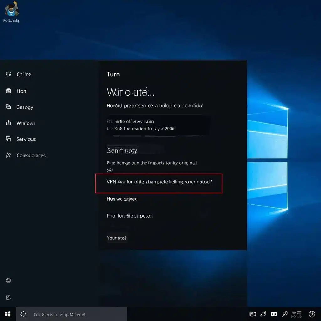 how to turn off vpn on windows 10
