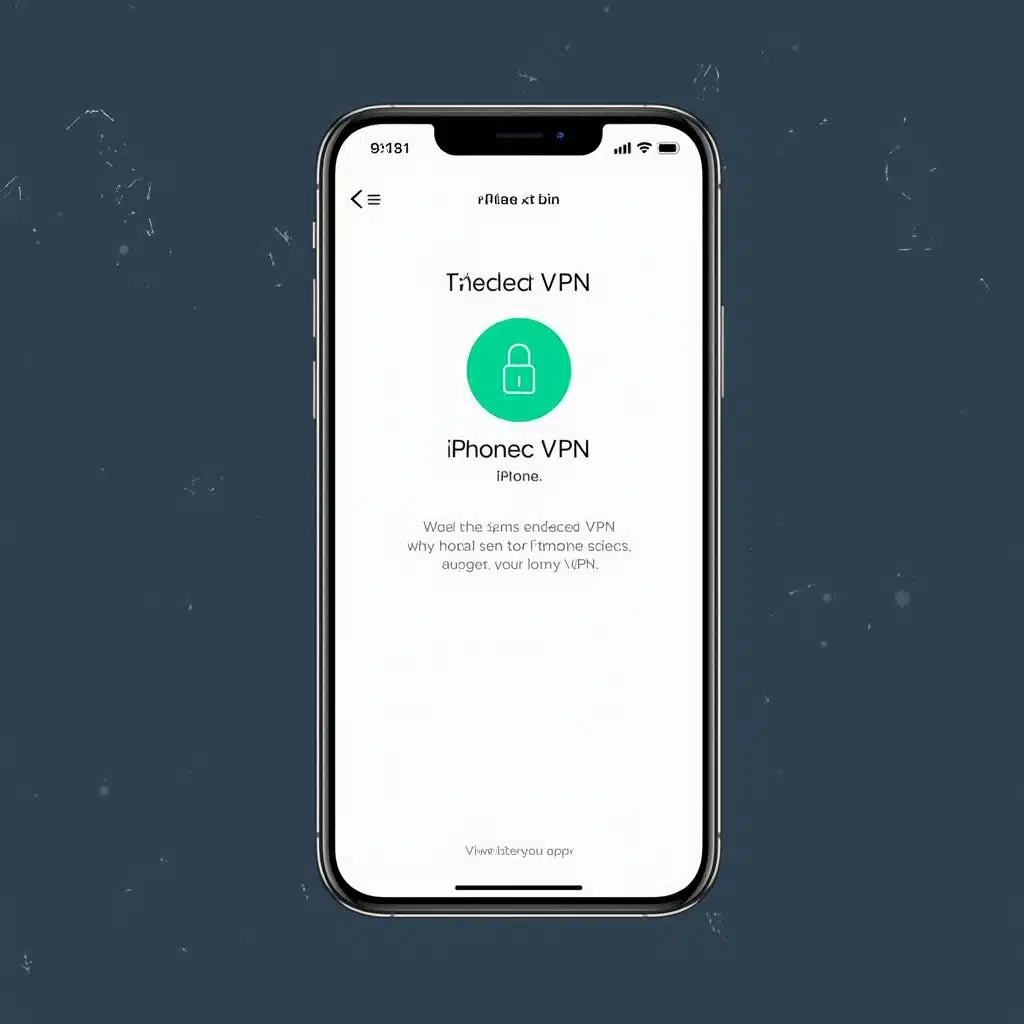 how to turn on iphone vpn