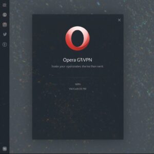 how to turn on opera gx vpn