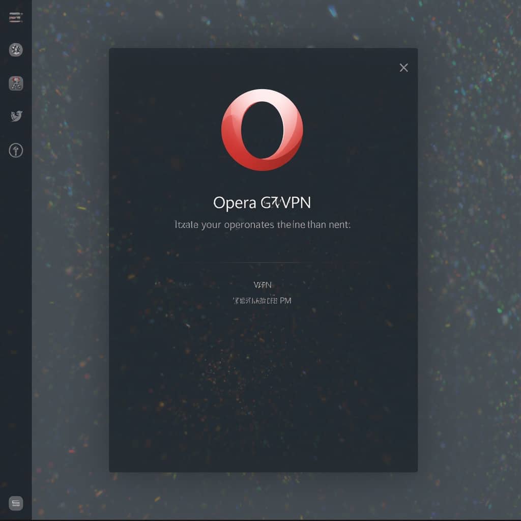 how to turn on opera gx vpn