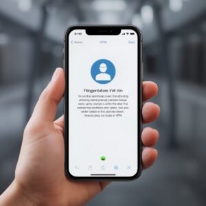 how to turn on vpn iphone
