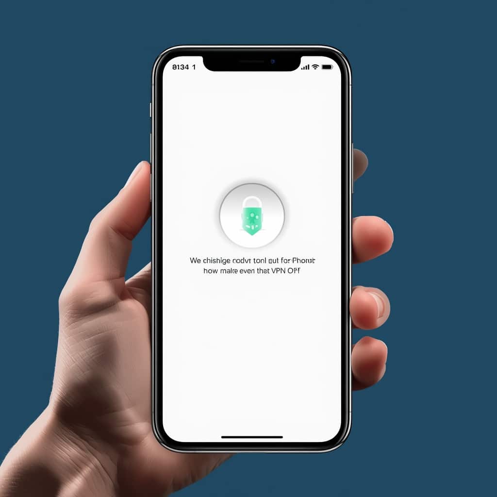 how to turn vpn off iphone