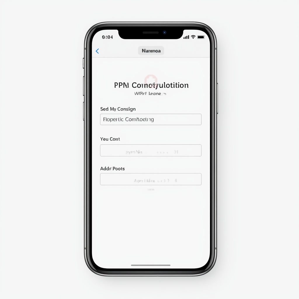 what is vpn configuration for iphone
