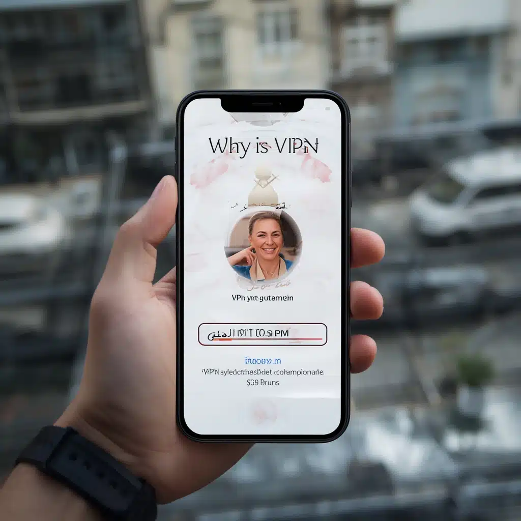 why is vpn on my iphone