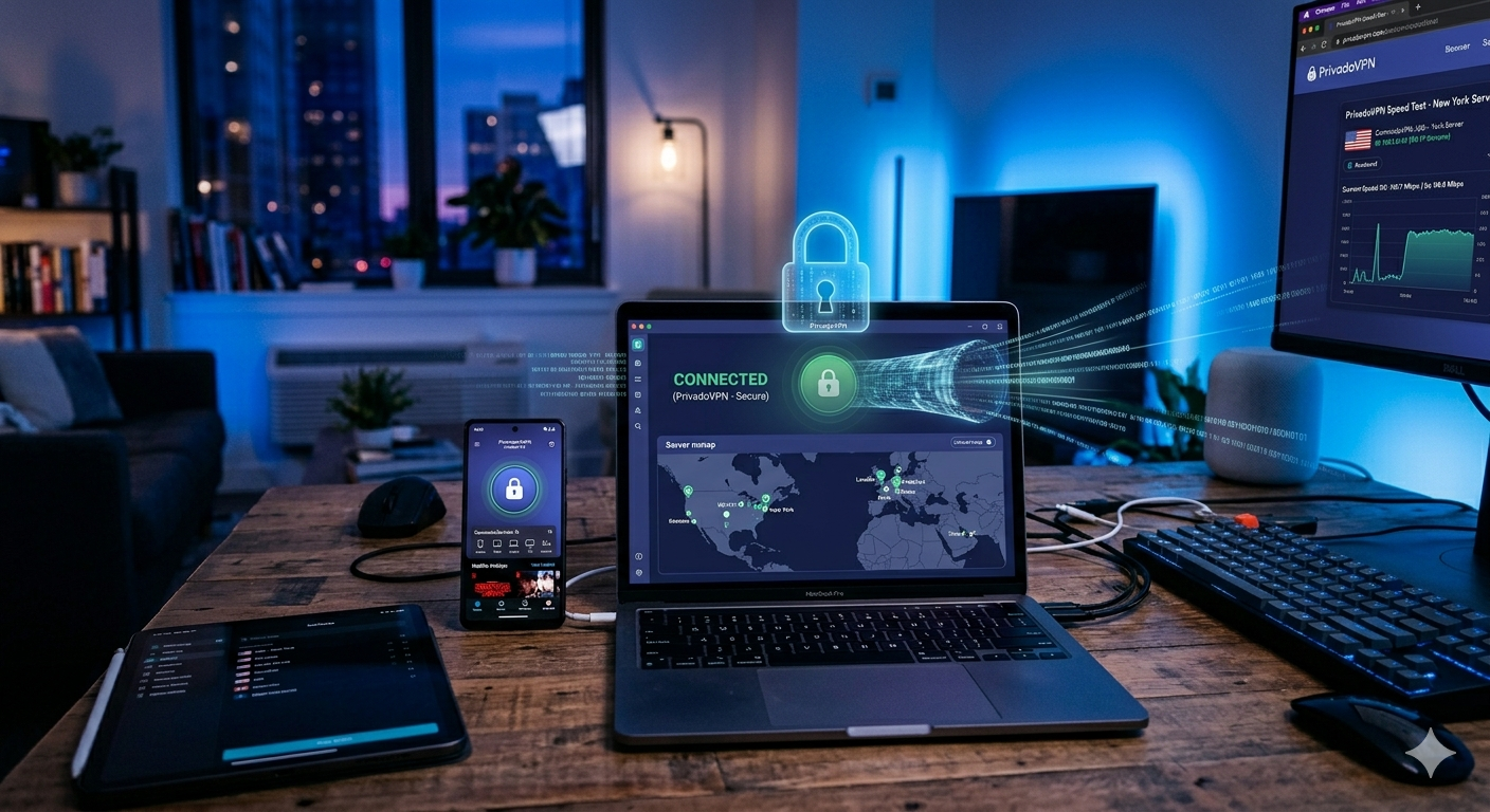 PrivadoVPN Review 2026: Free Plan vs Premium Tested
