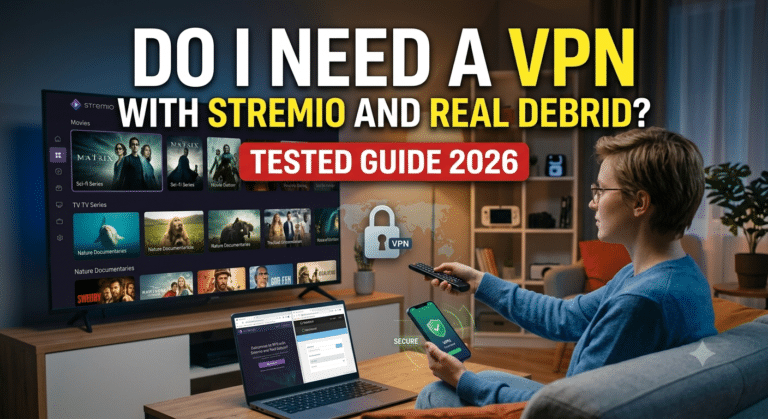 Do I Need a VPN with Stremio and Real Debrid? Tested Guide 2026