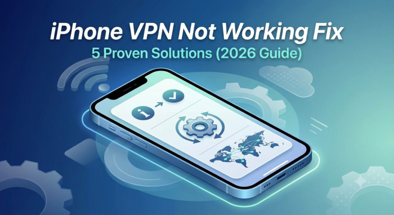 iPhone VPN Not Working Fix: 5 Proven Solutions (2026 Guide)