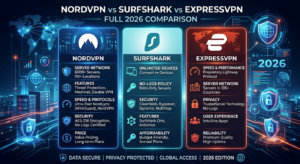 NordVPN vs Surfshark vs ExpressVPN: Full 2026 Comparison