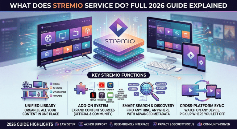 What Does Stremio Service Do? Full 2026 Guide Explained