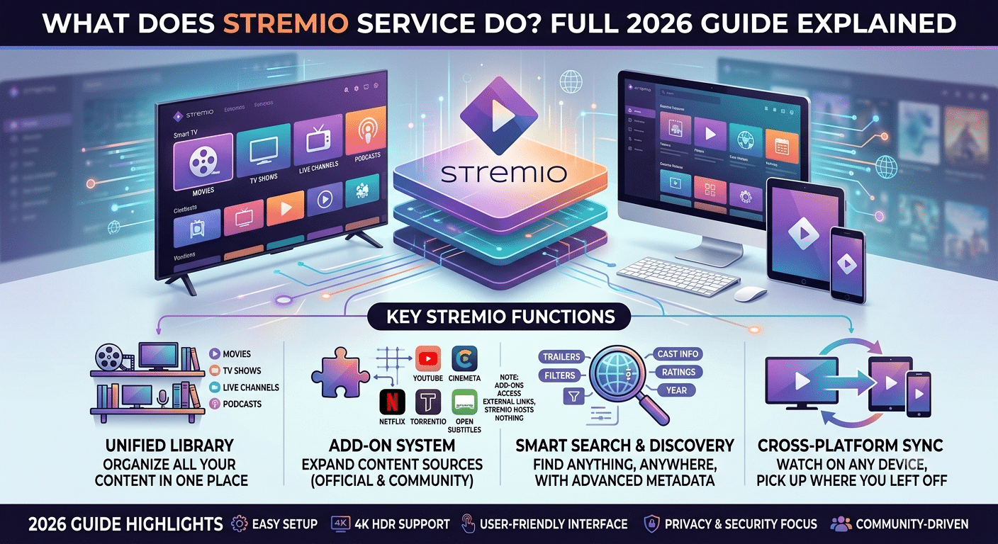 What Does Stremio Service Do? Full 2026 Guide Explained