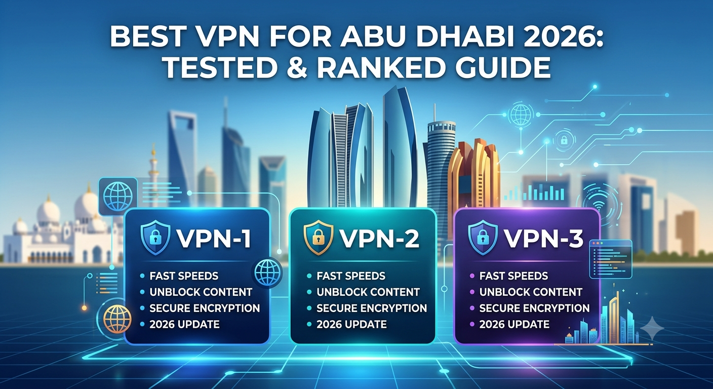 Best VPN for Abu Dhabi 2026: Tested & Ranked Guide