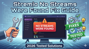 Stremio No Streams Were Found Fix Guide (2026 Tested Solutions)