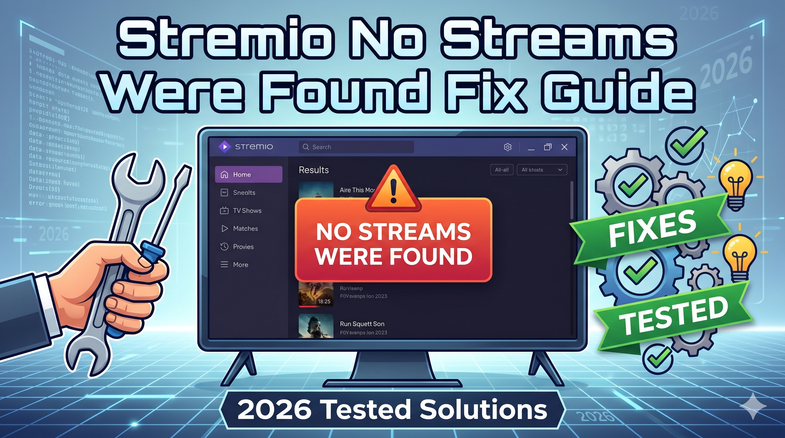 Stremio No Streams Were Found Fix Guide (2026 Tested Solutions)