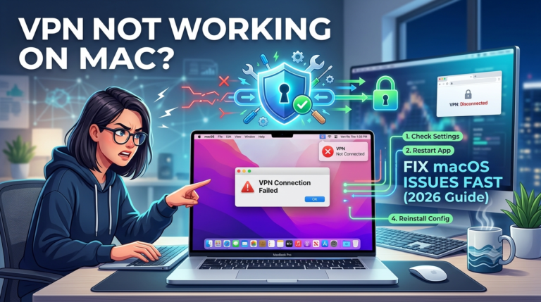 VPN Not Working on Mac? Fix macOS Issues Fast (2026 Guide)
