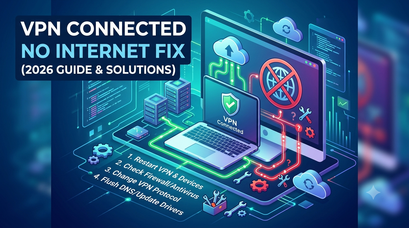 VPN Connected but No Internet Fix (2026 Guide & Solutions)