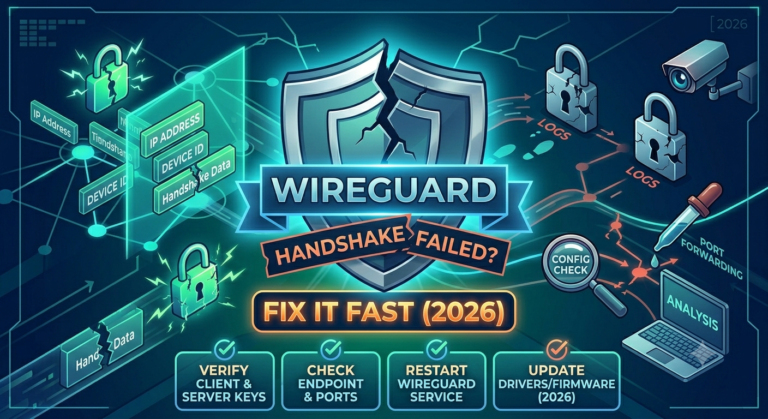 WireGuard Handshake Did Not Complete? Fix It Fast (2026)