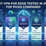 Best VPN for Edge Tested in 2026: Top Picks Compared