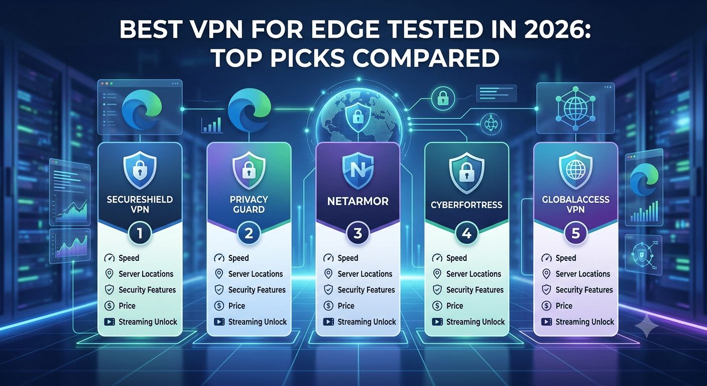 Best VPN for Edge Tested in 2026: Top Picks Compared